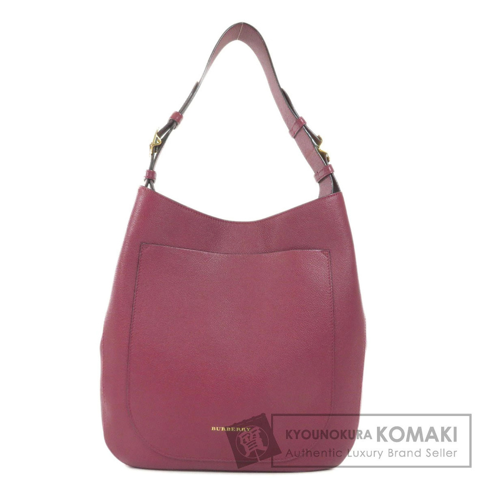 Burberry Hobo Leather Shoulder Bag